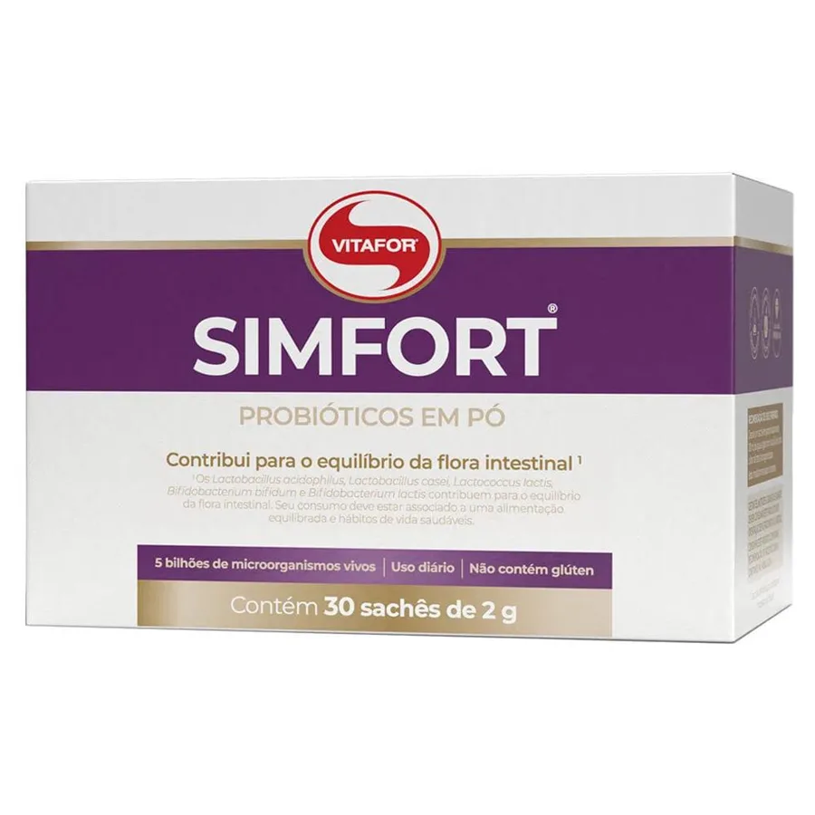 Simfort, probióticos em pó